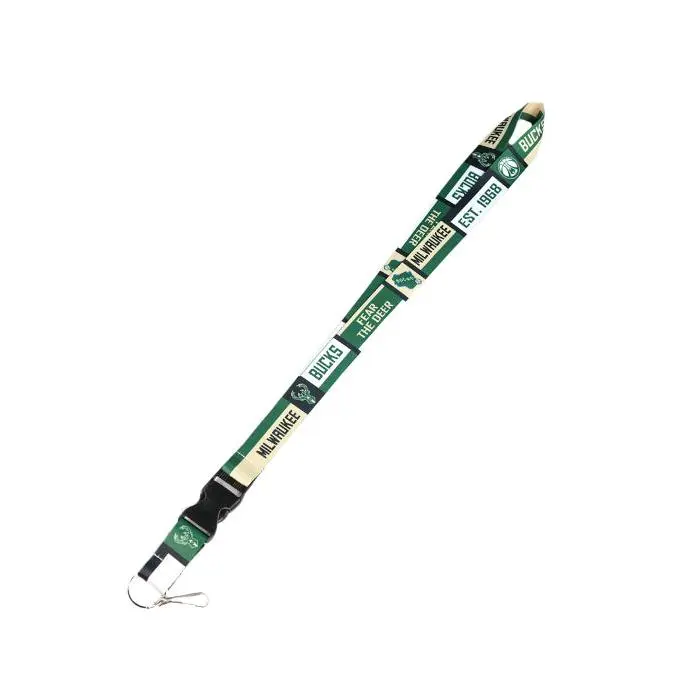 Aminco Milwaukee Bucks Team Pattern Lanyard