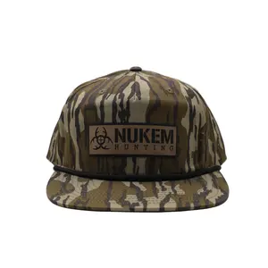 GlenWood Stalker Rope Hat Classic Bottomland Camo for Hunting Concealment Comfort Durability Adjustable Fit Lightweight Breathable