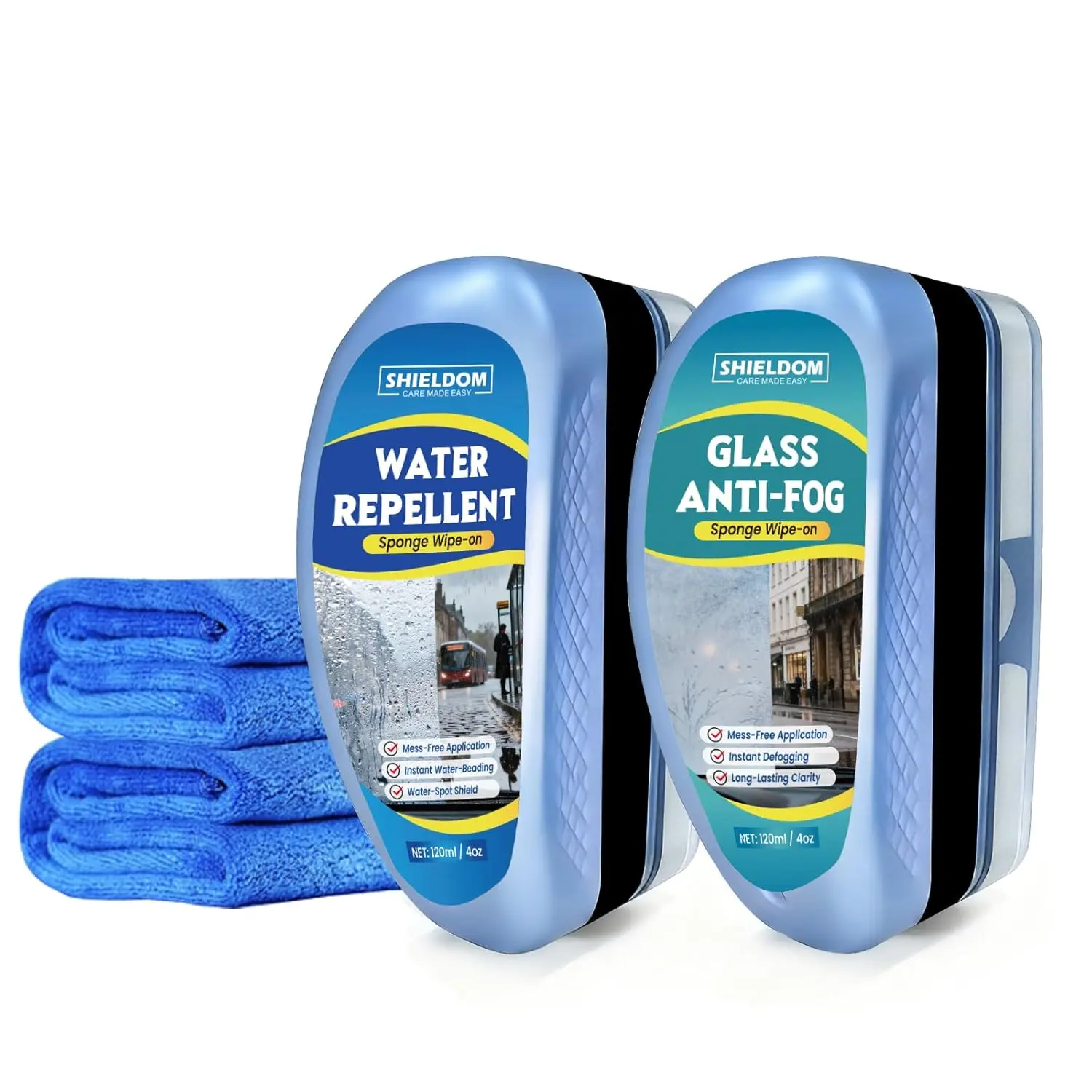 Anti Fog & Water Repellent for Car Windshield Glass Rain Repellent Defogger Hydrophobic Coating Prevent Fogging for LongLasting Clear Vision on Windows, Mirrors, Glasses, Helmet, Shower Door
