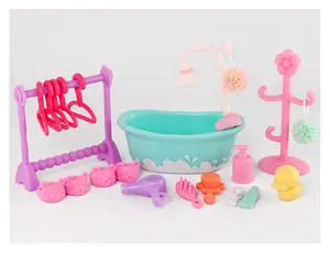 Mini Accessories Playhouse Set for Action bobble-head Mini Shorthair Cat Dashchund Husky Kitten Bunny Great Dane Pet Toys(B38+B43)