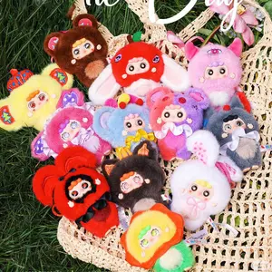 Cute Ghost Head Plush Toy Series Blind Box Figurine, Adorable Gift Hanging Decoration, Migo Xinghao Model Ca Prop 65 Re No, Soft Stuffed Figure