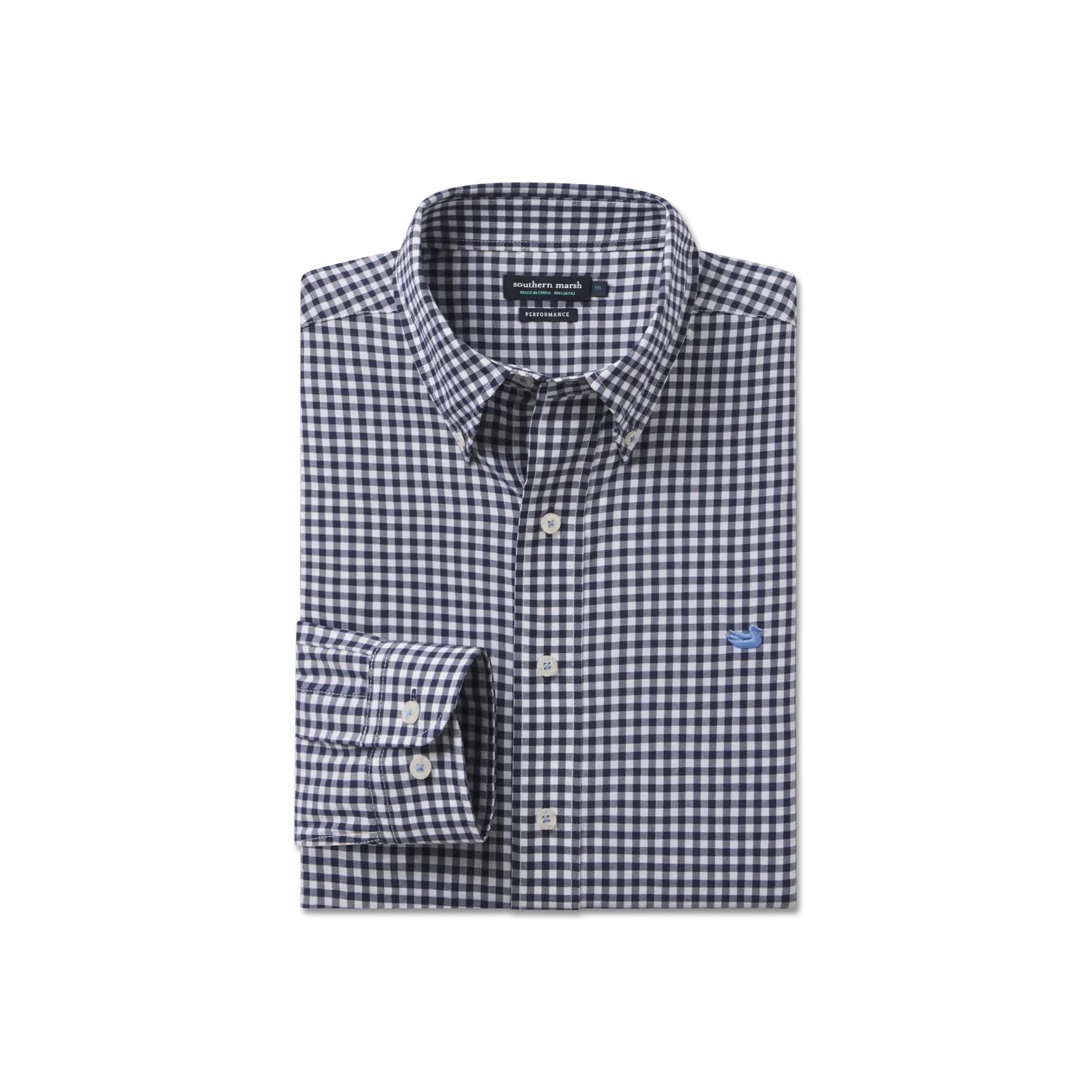 Women's Gingham Performance Dress Shirt, Casual Womenswear Essential