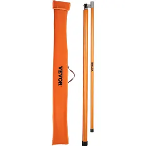 VEVOR Load Height Measuring Stick, 20' Sturdy Fiberglass Truck Height Stick with Adjustable Pole, Non - conductive Truck Height Measuring Stick with Carrying Bag, Height Stick for Trucks, Car HaulersVEVOR Super Brand Day