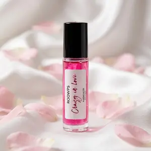CRAZY IN LOVE Women's Floral Scented Natural Roll-On Cologne Oil, 10ml Single Item