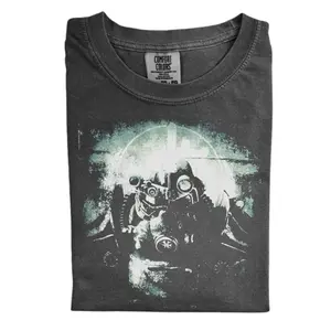 The Vintage Fallout 4 Automatron Bethesda Comfort Colors Shirt, Game Streetwear Shirt, Y2K Vintage Shirt, Size S-3XL, Crew Neck Shirt, Gift For Men, Gift For Women, Trending Shirt