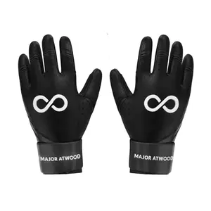 Original Series – Black Long Cuff Pro Premium (100% 0.9mm AAA-Grade African Goat® Leather)