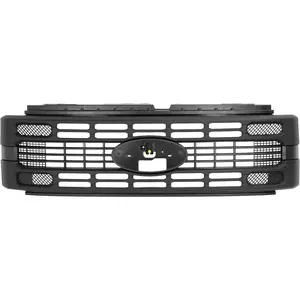 Grill Compatible with 2023-2025 Ford F250 F350 F450 F550 Super Duty Black Front Bumper Painted Grille Plastic(ABS) Replacement for PC3Z8200AB FO1200728