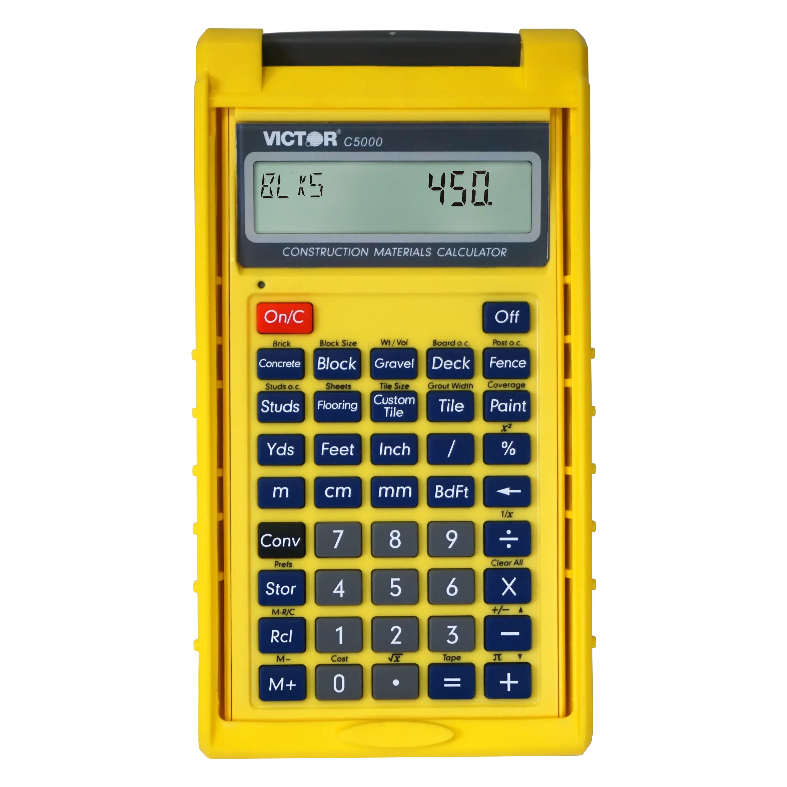 VICTOR® C5000 Construction Materials Calculator with Protective Case, Instructional Manual - For Concrete, Fencing, Lumber, Flooring, Bricks (Computers & Office Equipment, Office Stationery & Supplies, Accounting Supplies)