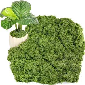 Artificial Moss for Plants Indoor, Faux for Crafts, DIY Fairy Garden Decor, Potted Plant Wedding Centerpieces, Table & Wall Decoration Garden Decoration, Landscaping, And Both Indoor And Outdoor Use, Durable, Lifelike Fake Plant
