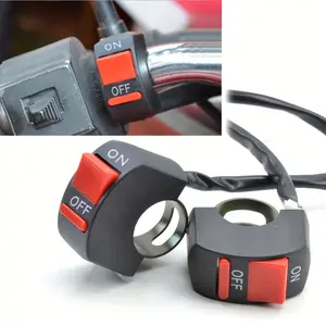 Motorcycle Handlebar Switch Control On/off Button Connector, Easy Installation, Quick Setup, Fits 7/8" Bars, Compatible with Motorcycles, Atvs, Bicycles, Vehicle, Universal Compatibility