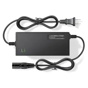 ASKMY E14 / E500 Replacement Charger – 48V 54.6V Lithium Battery Charger, 3A Fast Charging, UL Certified, Multi-Protection System for Folding & Fat Tire Electric Bikes