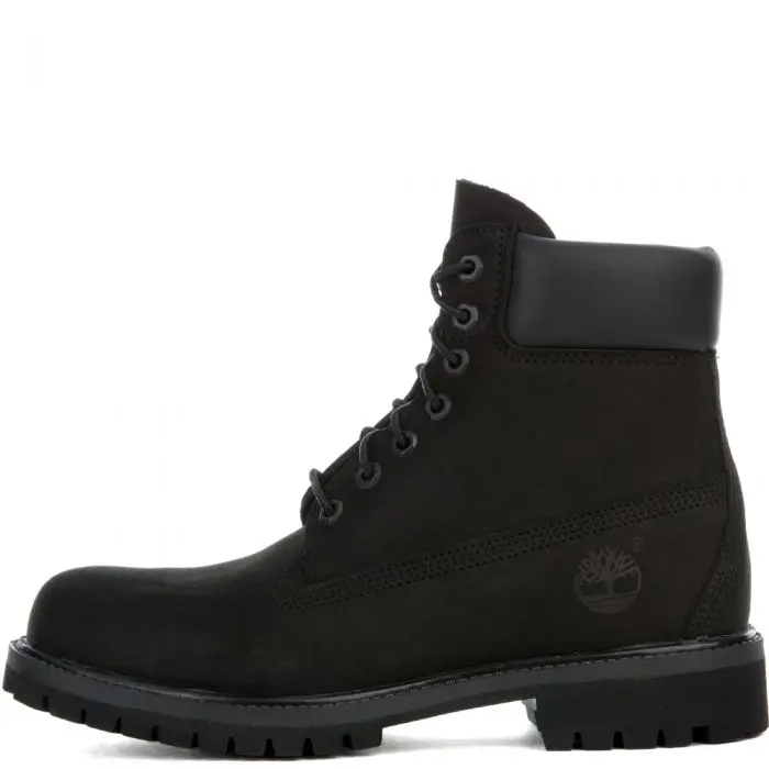 Timberland Men's 6" Premium Waterproof Rubber Boots Black Men's Fashion Walking Shoe Durable Footwear
