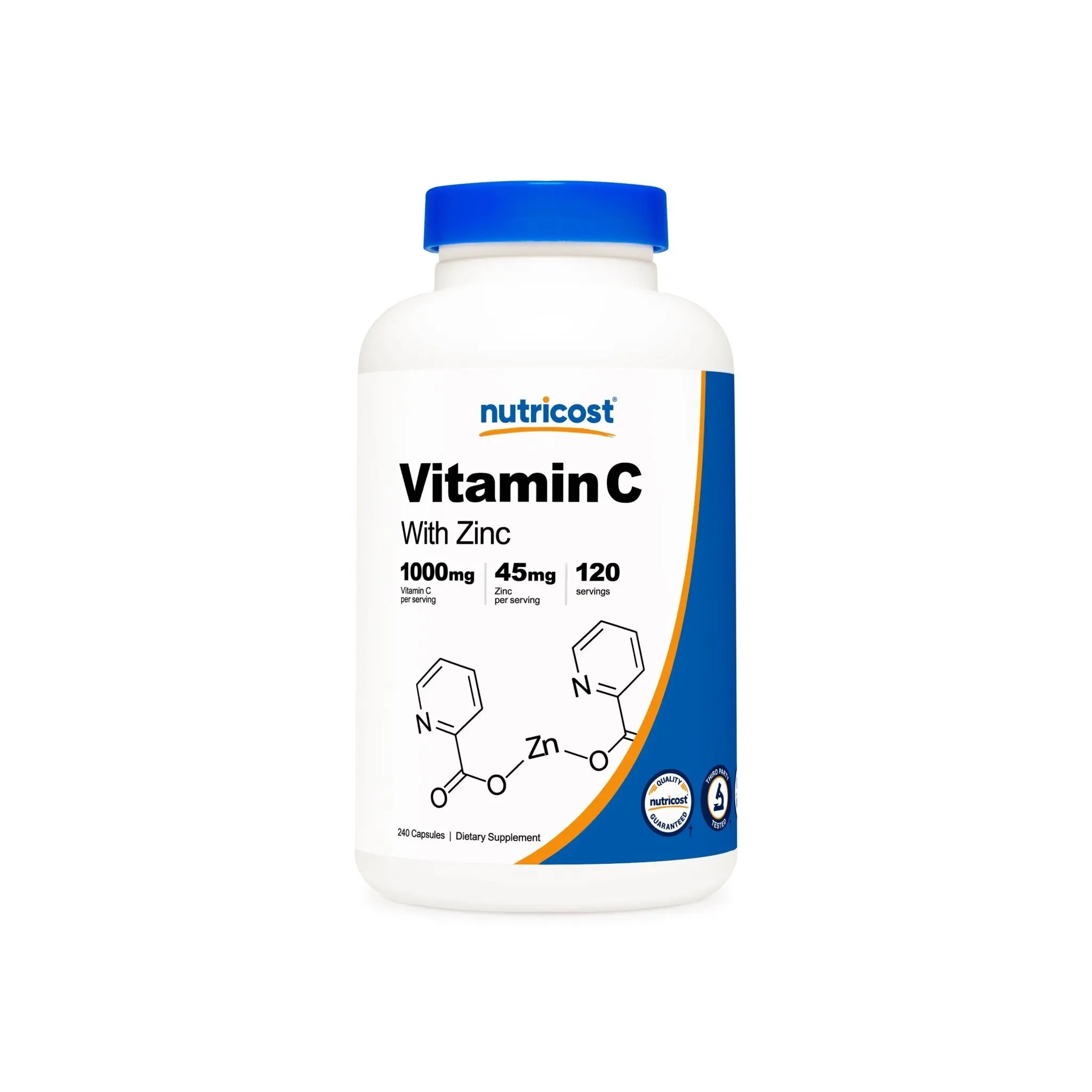 Nutricost Vitamin C (with Zinc) Capsules