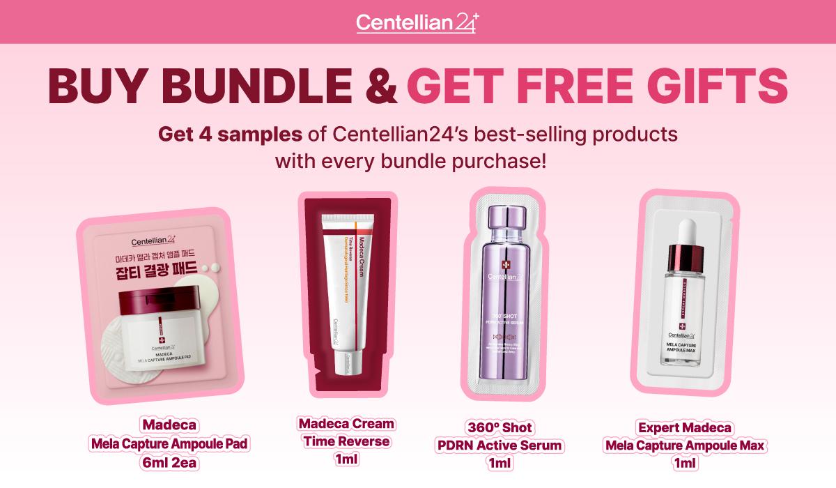 [TikTok Exclusive] [Centellian24] Korean Pharmaceutical Beauty Set | Madeca Cream Time Reverse 50ml + Expert Madeca Cream Active Renew PDRN + 360° Shot PDRN Lifting Eye Cream + 360° Shot PDRN Glowing Eye Patch+ Madeca Lab PDRN Skin Tightening Gel Mask