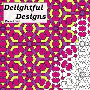 Pocket Size Delightful Designs: Relaxing On The Go Mini Coloring Book For Adults (Mini Coloring Books) Paperback – May 28, 2017