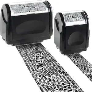 2/5-Pack Privacy Protection Security Roller Stamp - Wide Identity Theft Guard for Address & Billing Info - 100m Long-Lasting ID Blocker - Essential Home & Office Mailing Supplies,home office organization supplies security,Identity Theft Protection tiktoks