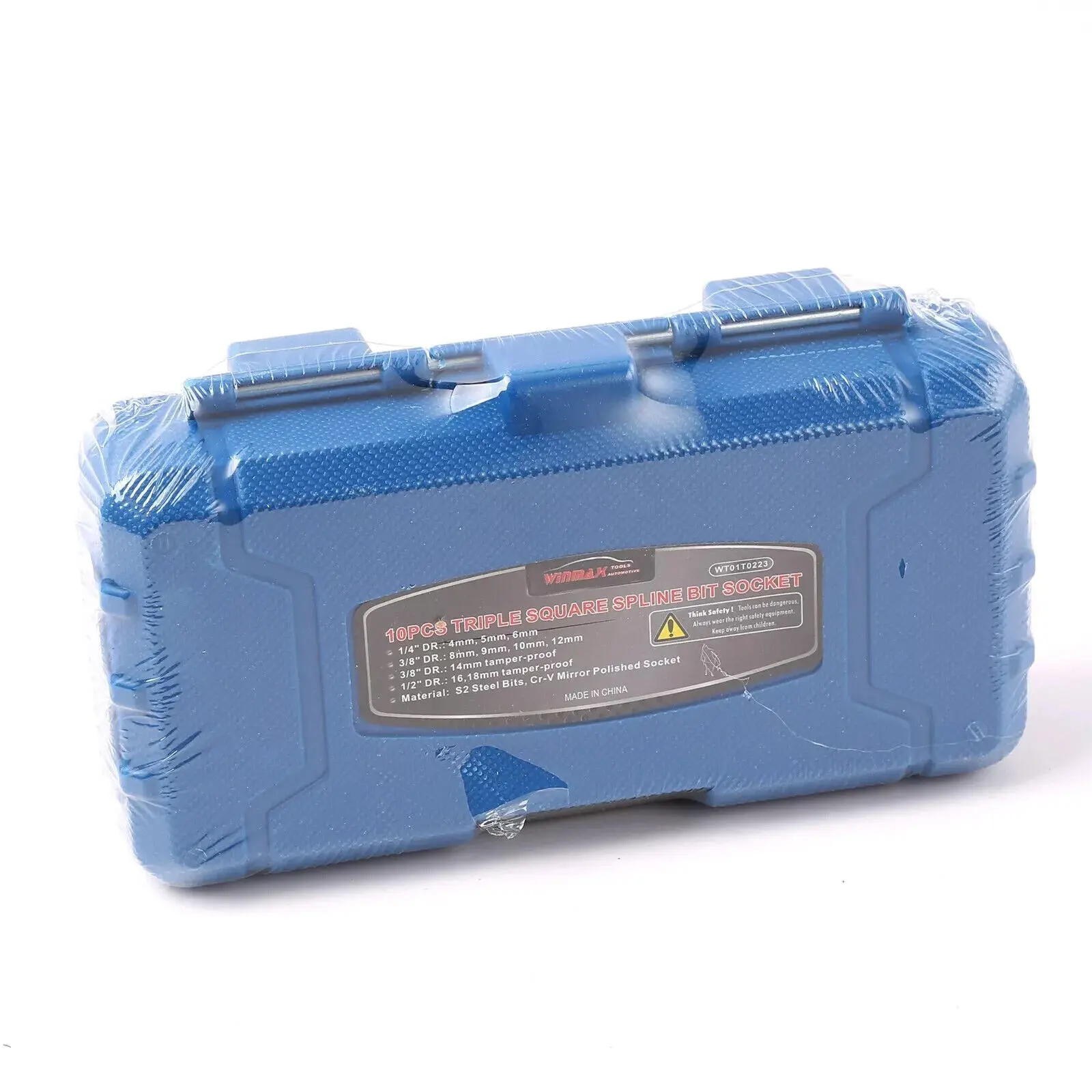 10-Piece Metric XZN 12-Point Triple Square Spline Tamper-Proof Bit Socket Set