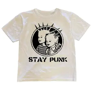 【FathersDayGift】Vintage Graphic T-Shirt Unisex Gothic Grunge Y2K Emo Alternative Tee for Men and Women Streetwear Outfit for Daily Wear Concerts and Social Scenes#DealsForYouDays