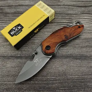 BK folding knife, Folding pocket knives, featuring 5Cr13MoV steel blade, colorful wood handle, essential for outdoor sports, Survival Gear, versatile, portable, perfect for camping, fishing, hiking, Portable multipurpose knives