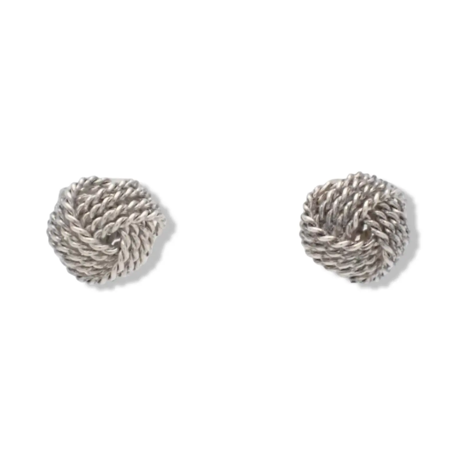 Pre-owned Tiffany & Co. Silver Somerset Earrings TIF1049