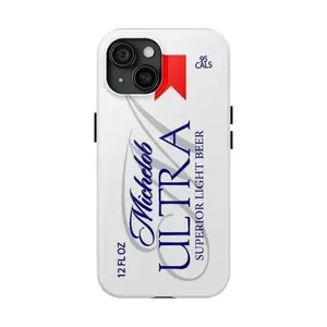 MICHELOB ULTRA WHITE Tough Phone Case | Unique Phone Cover | Phonecase, For Boyfriend, Suitable for iPhone 17/16/15/14/13/12/11 Pro Max/Plus and  Samsung Galaxy S23FE/22/23/24/25