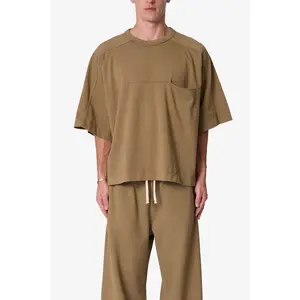 mnml Paneled Hidden Pocket Tee - Washed Earth
