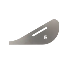 Large Triangle Shaped Rigid Metal Rib with Square Tip