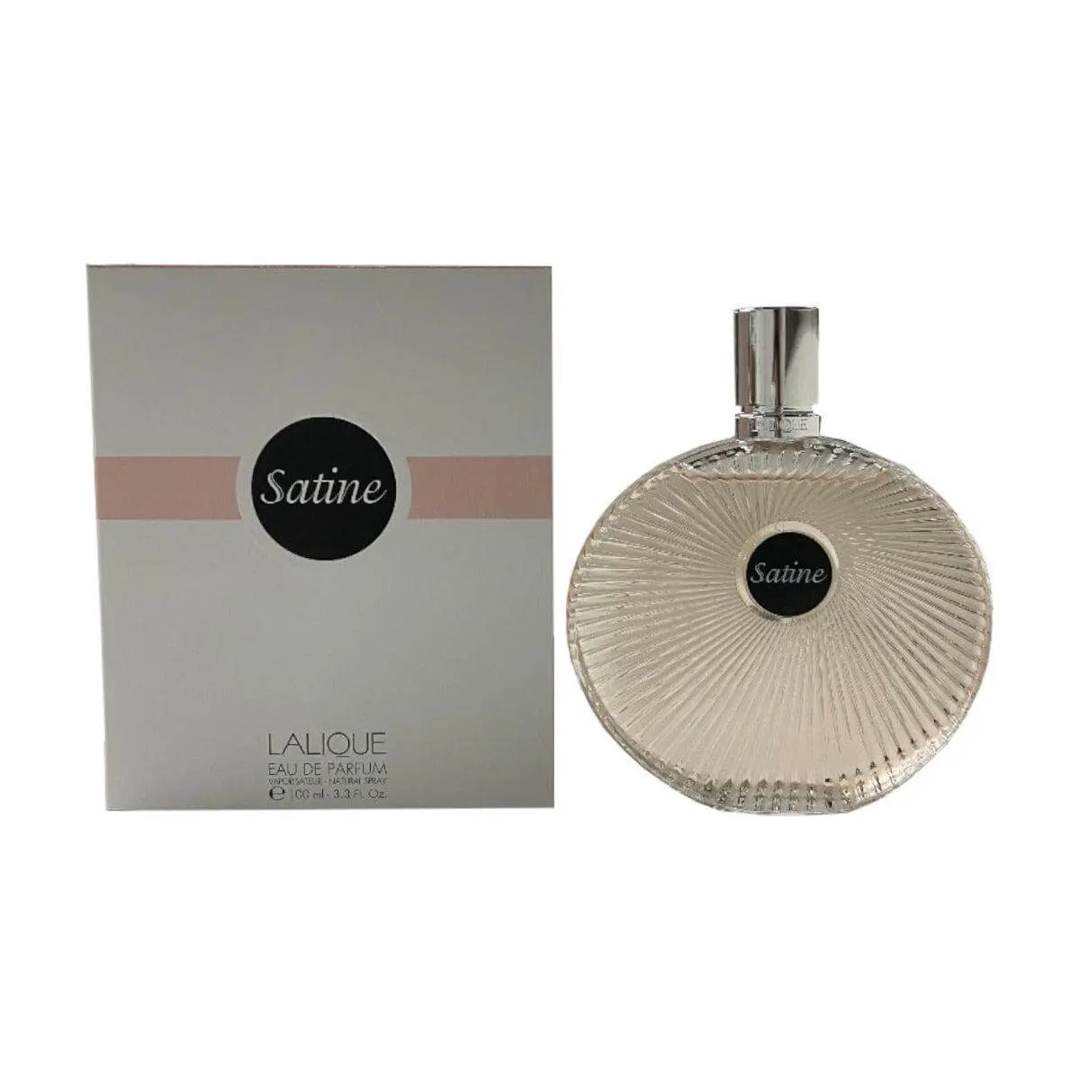 LALIQUE Women's Satine Eau de Parfum (EDP) - 3.4 fl oz, Elegant Luxury Perfumed Women's Fragrance, Jasmine Base, Warm Vanilla-Blend Aroma, New In Box, Elegant Women's Fragrance