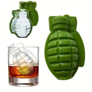 Silicone Grenade Ice Mold Creative Personality Summer Handmade Ice Cube, Multifunctional Mold, Can Be Used For Ice Making