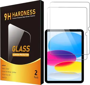 2 Pack Screen Protector for iPad 11th Generation A16 2025 11 Inch/iPad 10th Generation 2022 10.9 Inch, 9H Hardness Tempered Glass Ultra   Pencil Compatible