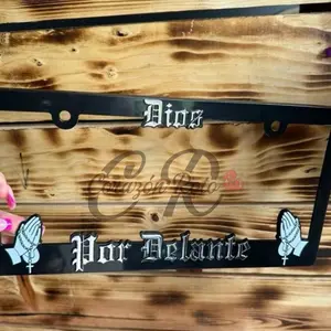 License Plate Frame 1 pieza plástico