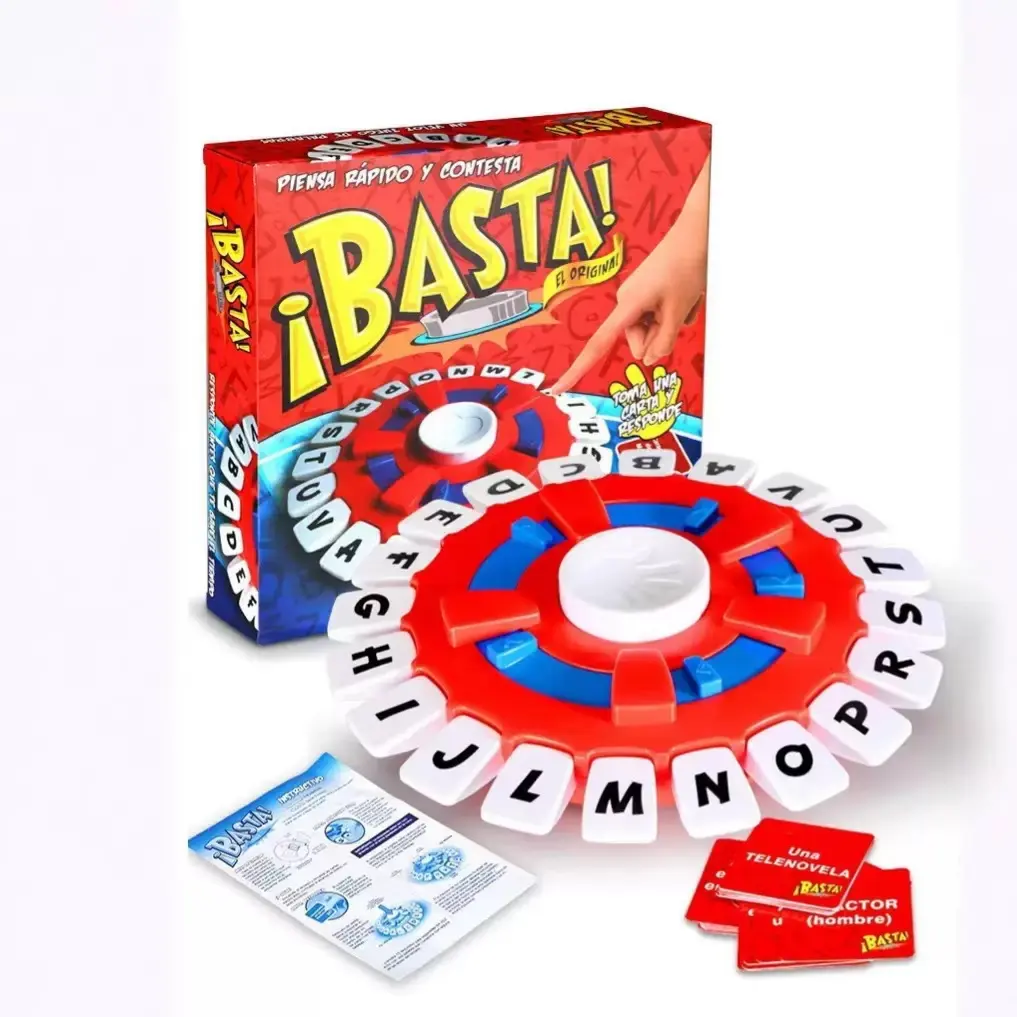 Cross-Border Amazon English Alphabet Game Turntable Board Game Toy Family Interactive Chessboard Educational Table Toys