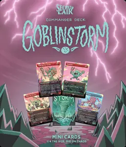 Mini "Goblin Storm" Secret Lair Proxies, Includes Deckbox (NON-FOIL)
