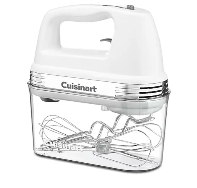 Cuisinart 9-Speed Hand Mixer with Storage Case, Electric Hand Mixer, 9 Speed Mixer, Kitchen Mixer, Baking Mixer, Egg Beater, Cake Mixer, Dough Mixer, Portable Mixer, Handheld Kitchen Appliance