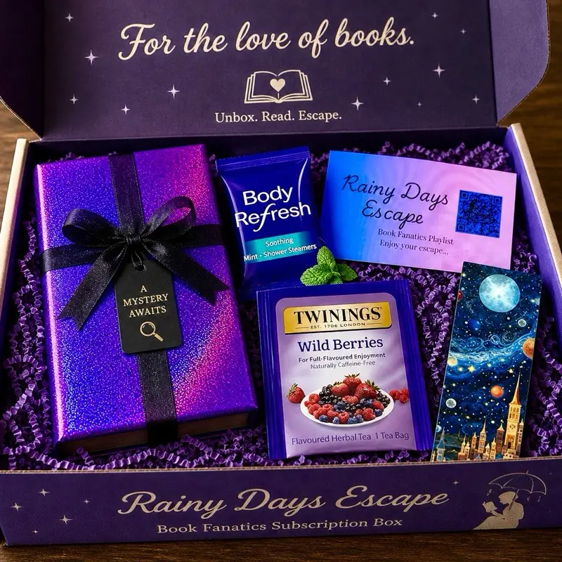 Book of the month subscription-Blind date with book
