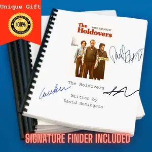 The Holdovers Movie Script Gift for Film Buffs Gift for Film Lovers Gift for Movie Lover Gift Idea Memorabilia for Film Best Gifts