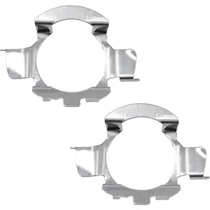1 Pair H7 LED Headlight Bulb Adapter, H7 LED Car Headlight Adapter Bulb Base Holder Socket Retainer, Auto Led Headlight Retainer Compatible with Bora, Regal, Magotan and More