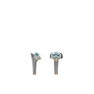 Stiletto Heel Kit 4 Silver Metallic