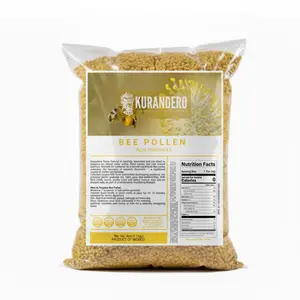 KURANDERO Bee Pollen Granules 4 oz (113 g) – 100% Natural Pollen de Abeja – Premium Dried Whole Bee Pollen, Raw & Unprocessed, Non-GMO, Caffeine-Free, Natural Energy Source, Single Pack