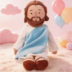 13 Inch Jesus Guardian Angel Stuffed Animal - Perfect for Christening, Religious Celebrations & Easter |   My Friend Jesus Themed Toy Sport Bag Accessory