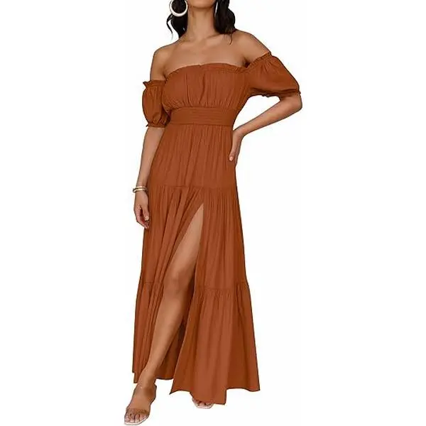 chinese dress ladies Silk & Salt V Neck Aztec Long Sleeve Midi Dress Red White Medium main image 0