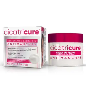 Cicatricure Face Moisturizer, Antimanchas Brightening Moisturizing Gel Cream, Reduces Dark Spots, Patches and Boosts Skin Glow + Natural Radiance, Skincare, 1.7 Ounces Facial Gentle - 1 Pack