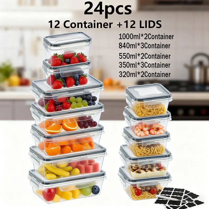 12 Container +12 LIDS
