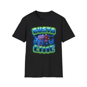 Busta Lime T-Shirt | Colorful Cartoon Alien