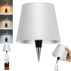 3 Color Rechargeable Decorative Bottle Lamp, Wireless Ambient Light for Parties, Bars, Festivals & Home Decor Table Lighting 2026 New