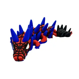 Mini Spider Dragon- 3D Printed Articulated Dragon, Fidget Toy