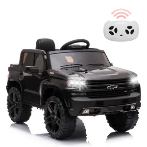 12V Electric Ride-On Utility Truck for Kids, Built-in Remote Control, Wireless Music, MP3 Function, LED Lights and Spring Suspension Design, Perfect Outdoor Toy Gift.