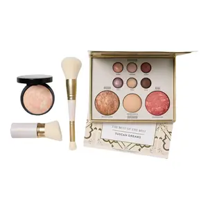 Tuscan Dreams Holiday Baked Starter Kit (4PC) - Full Face Makeup Palette, Foundation with Limited Edition Brushes