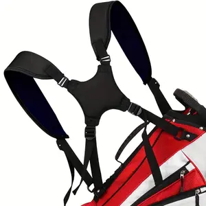 [Adjustable Golf Bag Strap] Comfort Double Shoulder Adjustable Strap - Padded Golf Carrying Bag Strap Replacement - Ideal Gift for Men