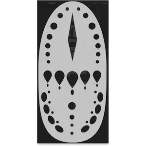 STENCIL1 My Tribe Makeup Stencil - Tribal Makeup Stencil Durable Quality Reusable Stencils for Parades, Parties, Music Festivals, Cosplay, Renaissance Faire